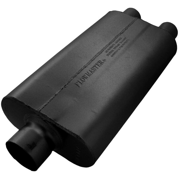 Flowmaster 50 SERIES DELTA FLOW MUFFLER, 3.00IN IN (C) / 2.25IN OUT (D): EA 9430522 - main